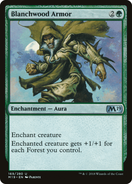 Blanchwood Armor (169) — Core Set 2019