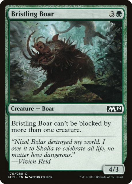 Bristling Boar (170) — Core Set 2019