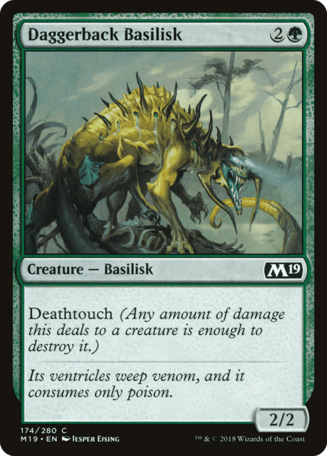 Daggerback Basilisk (174) — Core Set 2019