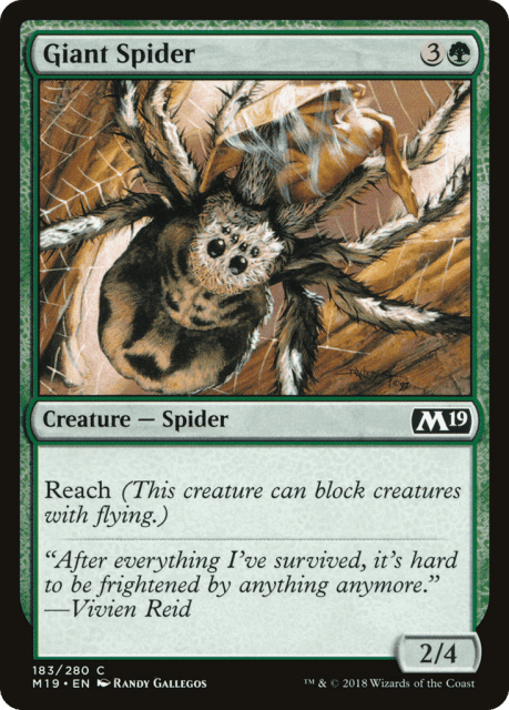 Giant Spider (183) — Core Set 2019