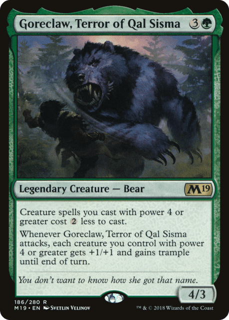Goreclaw, Terror of Qal Sisma (186) — Core Set 2019