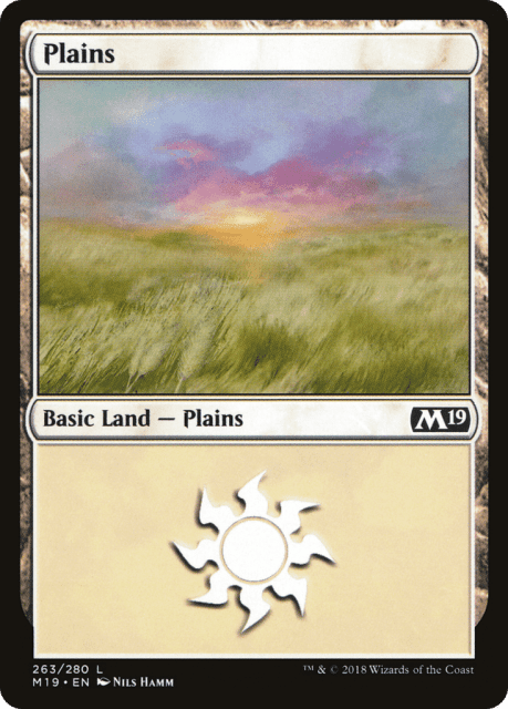 Plains (263) — Core Set 2019