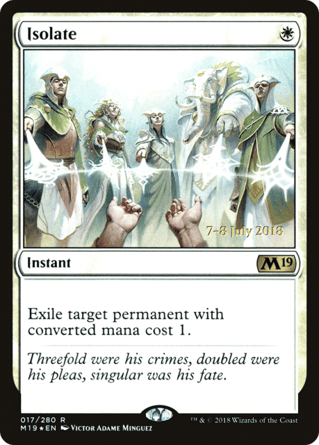 Isolate (17) — Core Set 2019 Promos