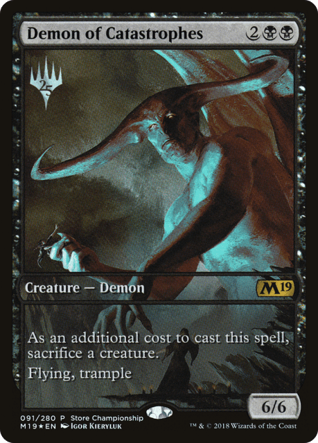 Demon of Catastrophes (91) — Core Set 2019 Promos