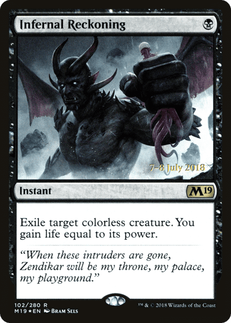 Infernal Reckoning (102) — Core Set 2019 Promos