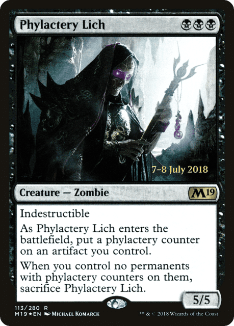 Phylactery Lich (113) — Core Set 2019 Promos