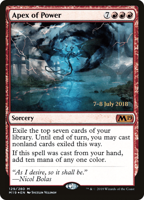 Apex of Power (129) — Core Set 2019 Promos