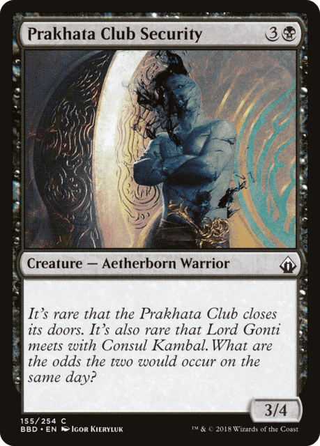 Prakhata Club Security (155) — Battlebond