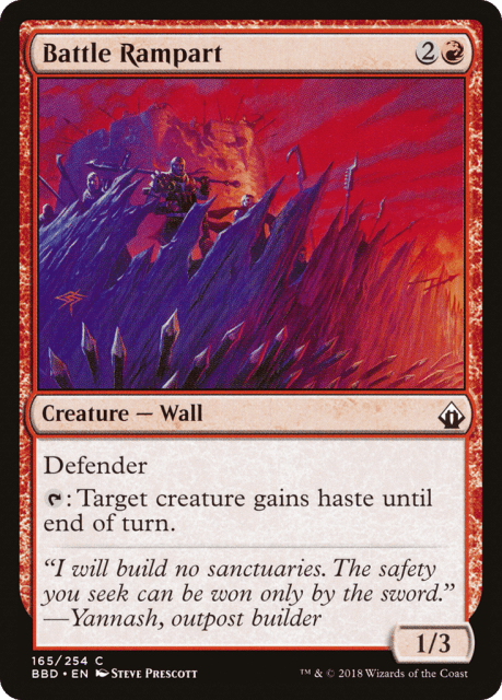 Battle Rampart (165) — Battlebond