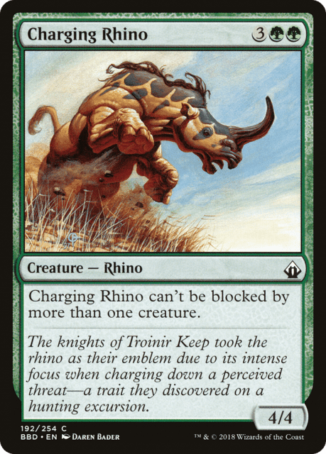 Charging Rhino (192) — Battlebond