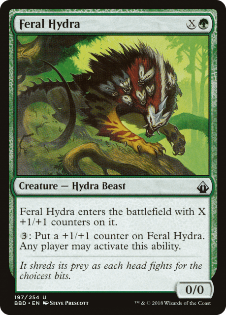 Feral Hydra (197) — Battlebond