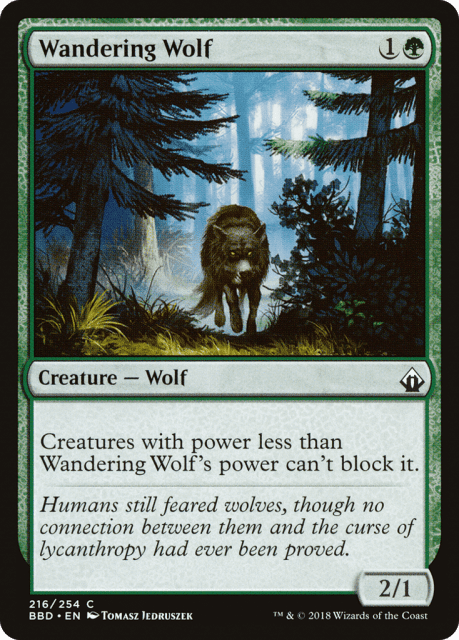Wandering Wolf (216) — Battlebond
