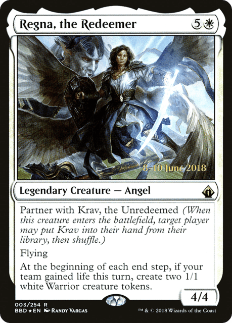Regna, the Redeemer (3) — Battlebond Promos