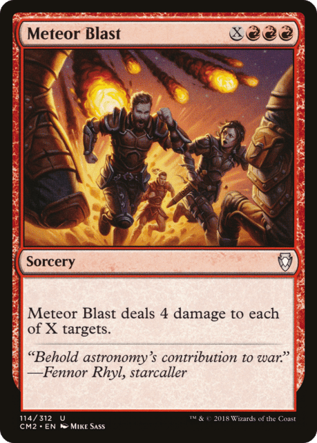 Meteor Blast (114) — Commander Anthology Volume II