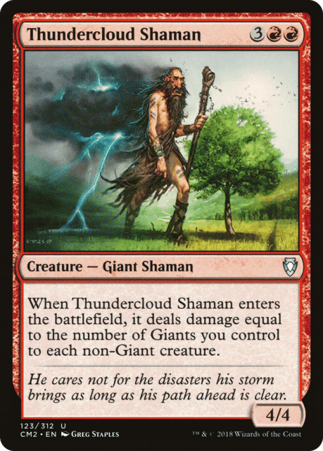 Thundercloud Shaman (123) — Commander Anthology Volume II