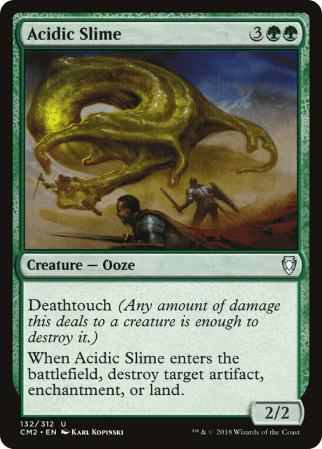 Acidic Slime (132) — Commander Anthology Volume II