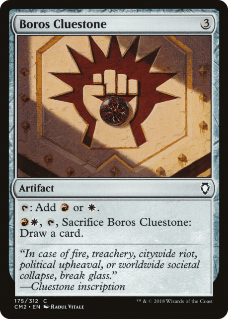 Boros Cluestone (175) — Commander Anthology Volume II