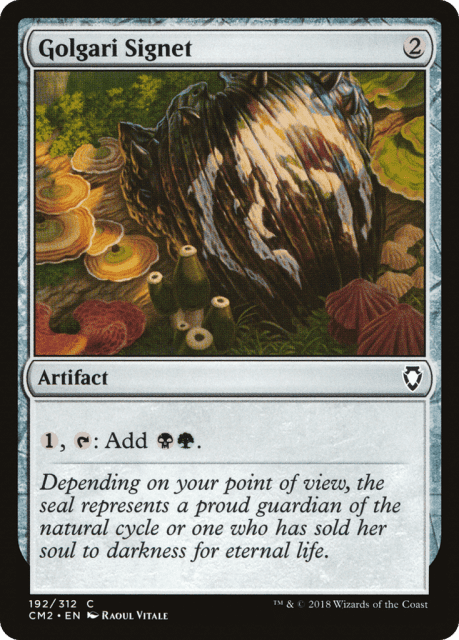 Golgari Signet (192) — Commander Anthology Volume II
