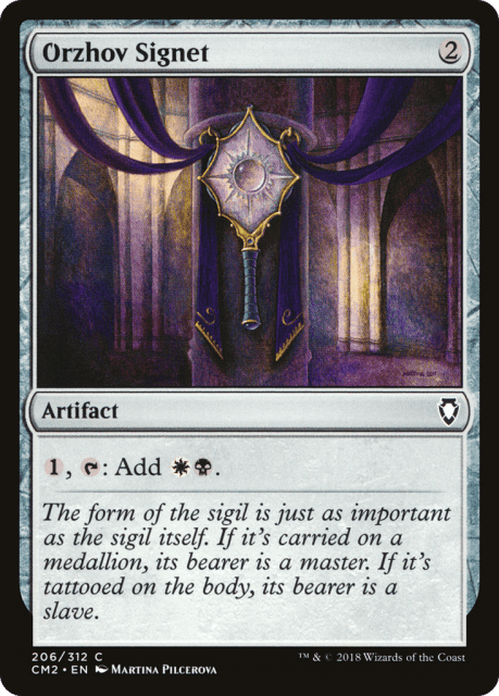Orzhov Signet (206) — Commander Anthology Volume II
