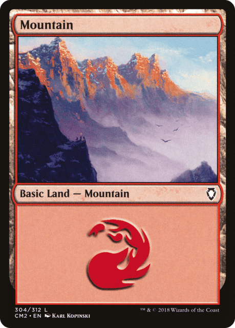 Mountain (304) — Commander Anthology Volume II