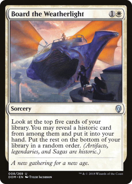 Board the Weatherlight (8) — Dominaria