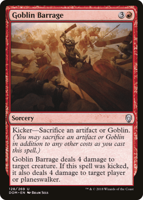 Goblin Barrage (128) — Dominaria