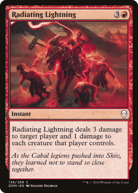 Radiating Lightning (138) — Dominaria