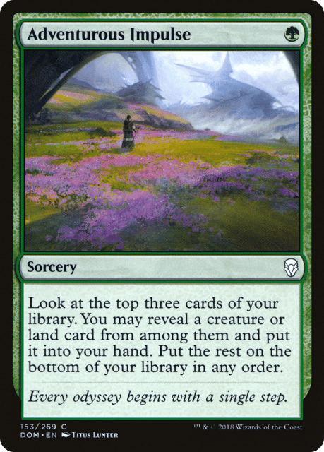 Adventurous Impulse (153) — Dominaria