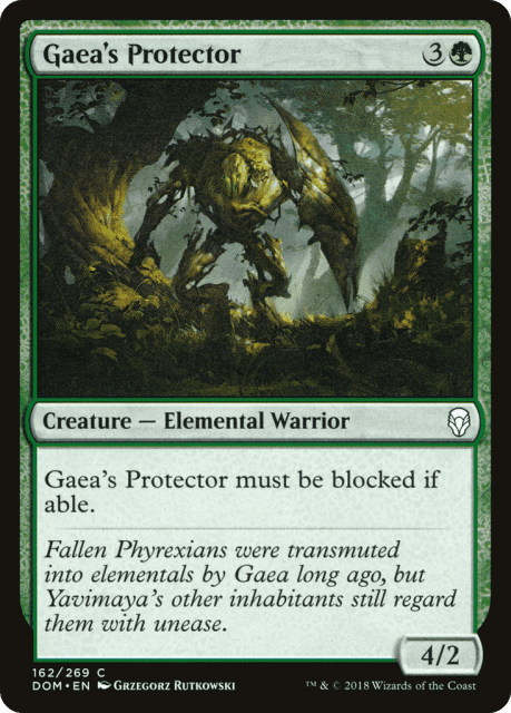 Gaea's Protector (162) — Dominaria