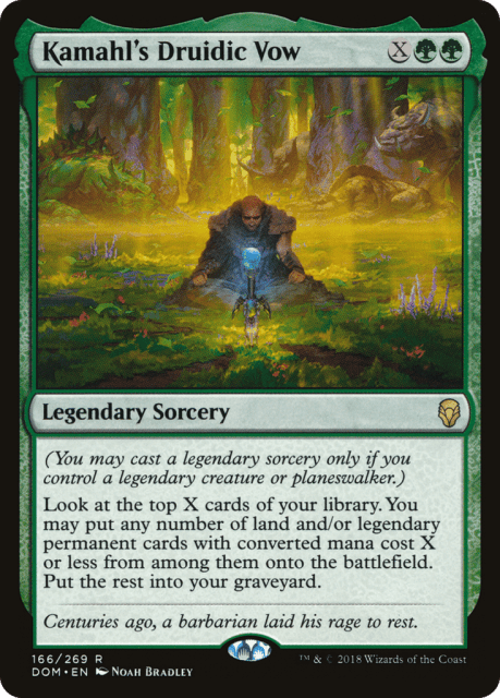 Kamahl's Druidic Vow (166) — Dominaria