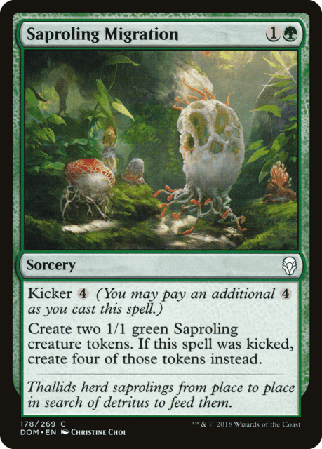 Saproling Migration (178) — Dominaria