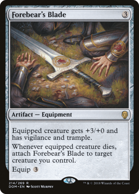Forebear's Blade (214) — Dominaria
