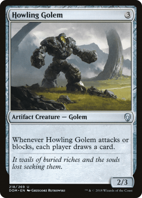 Howling Golem (218) — Dominaria