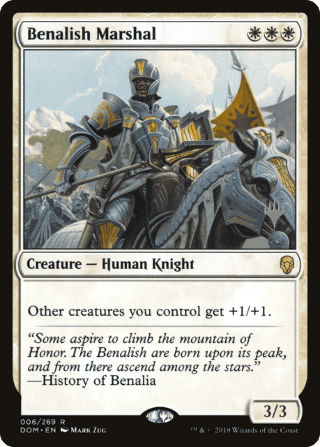 Benalish Marshal (6) — Dominaria Promos