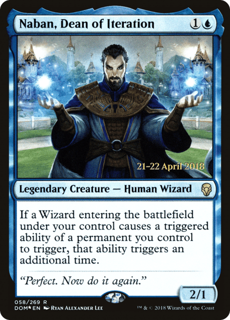 Naban, Dean of Iteration (58) — Dominaria Promos