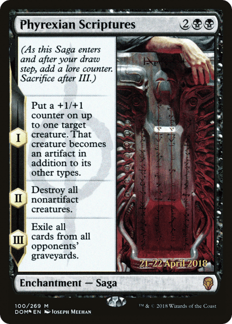 Phyrexian Scriptures (100) — Dominaria Promos