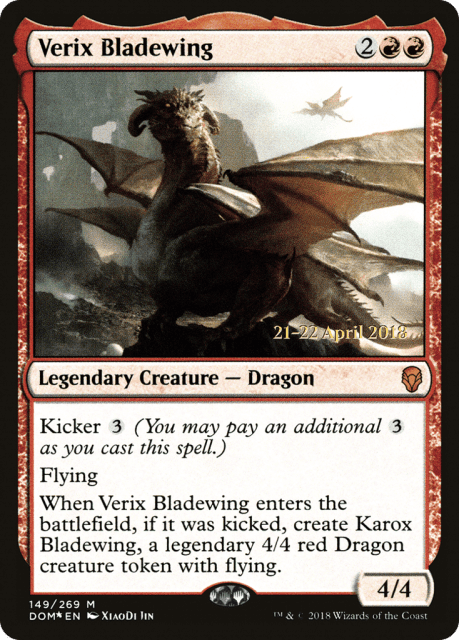 Verix Bladewing (149) — Dominaria Promos