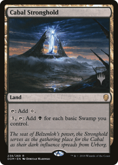 Cabal Stronghold (238) — Dominaria Promos