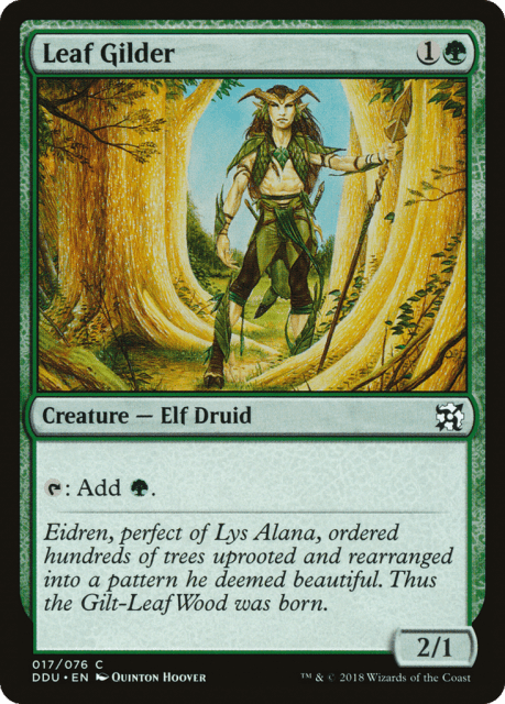 Leaf Gilder (17) — Duel Decks: Elves vs. Inventors