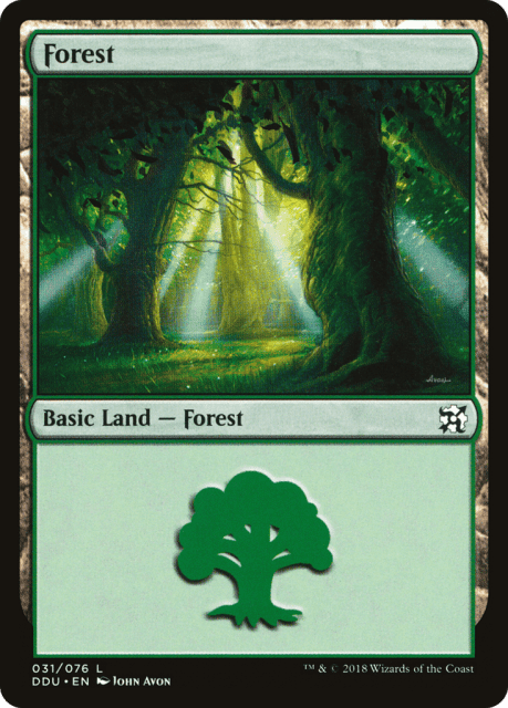 Forest (31) — Duel Decks: Elves vs. Inventors