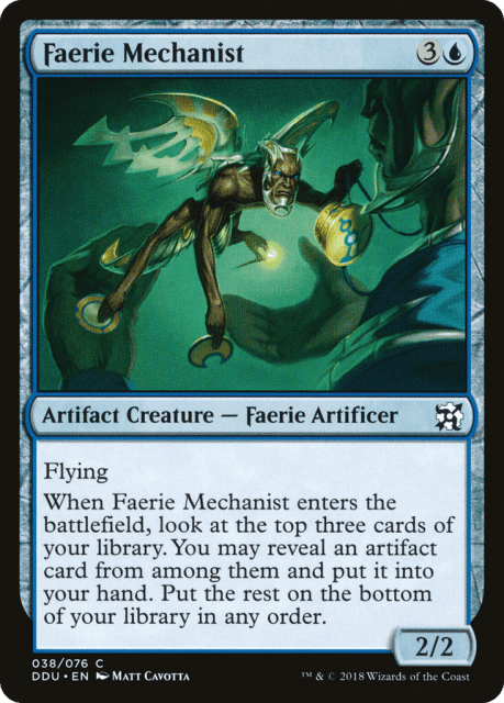 Faerie Mechanist (38) — Duel Decks: Elves vs. Inventors