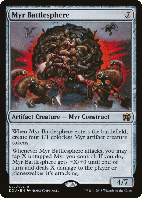 Myr Battlesphere (57) — Duel Decks: Elves vs. Inventors