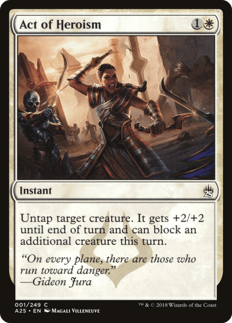Act of Heroism (1) — Masters 25