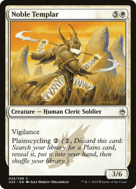 Noble Templar (25) — Masters 25
