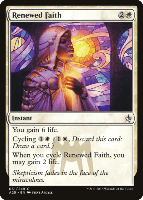 Renewed Faith (31) — Masters 25