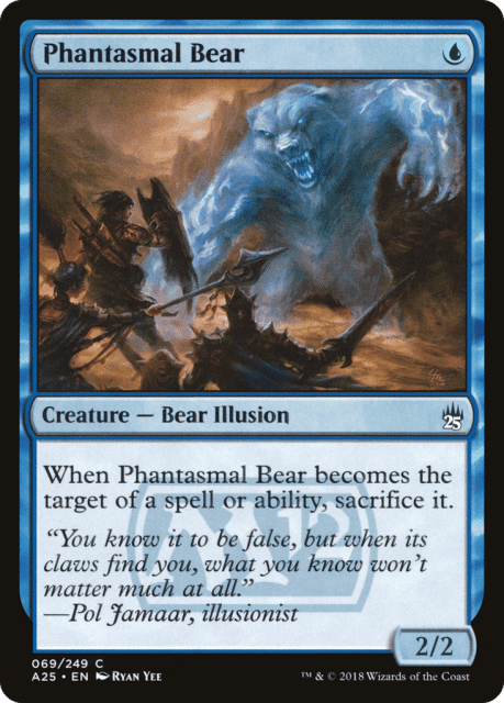 Phantasmal Bear (69) — Masters 25