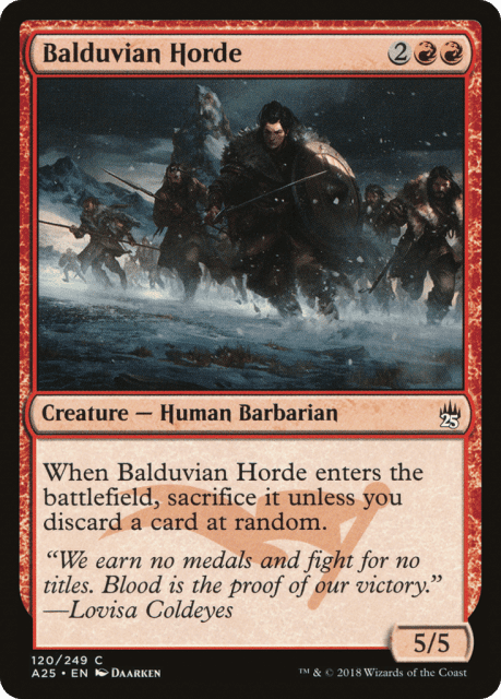 Balduvian Horde (120) — Masters 25