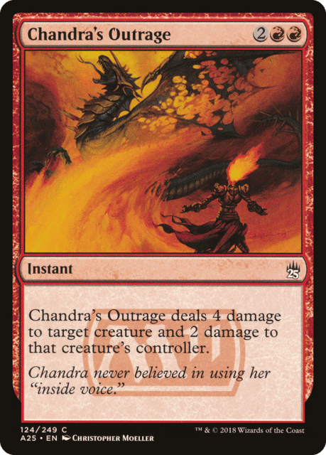 Chandra's Outrage (124) — Masters 25