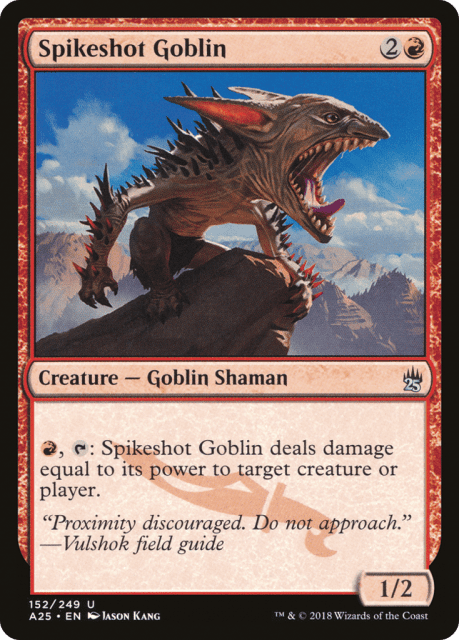 Spikeshot Goblin (152) — Masters 25