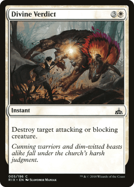 Divine Verdict (5) — Rivals of Ixalan